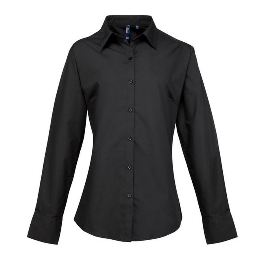 PopelineBluse Bluse Arbeitshemd, langärmlig