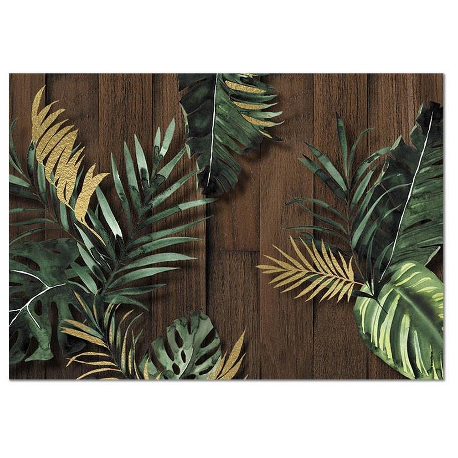trendform Sets de table en papier TROPICAL GOLD 4 x 12 feuilles  