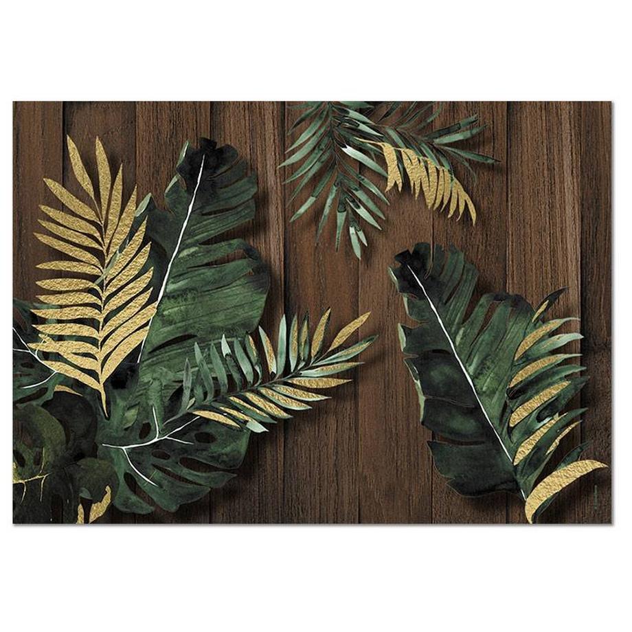 trendform Sets de table en papier TROPICAL GOLD 4 x 12 feuilles  