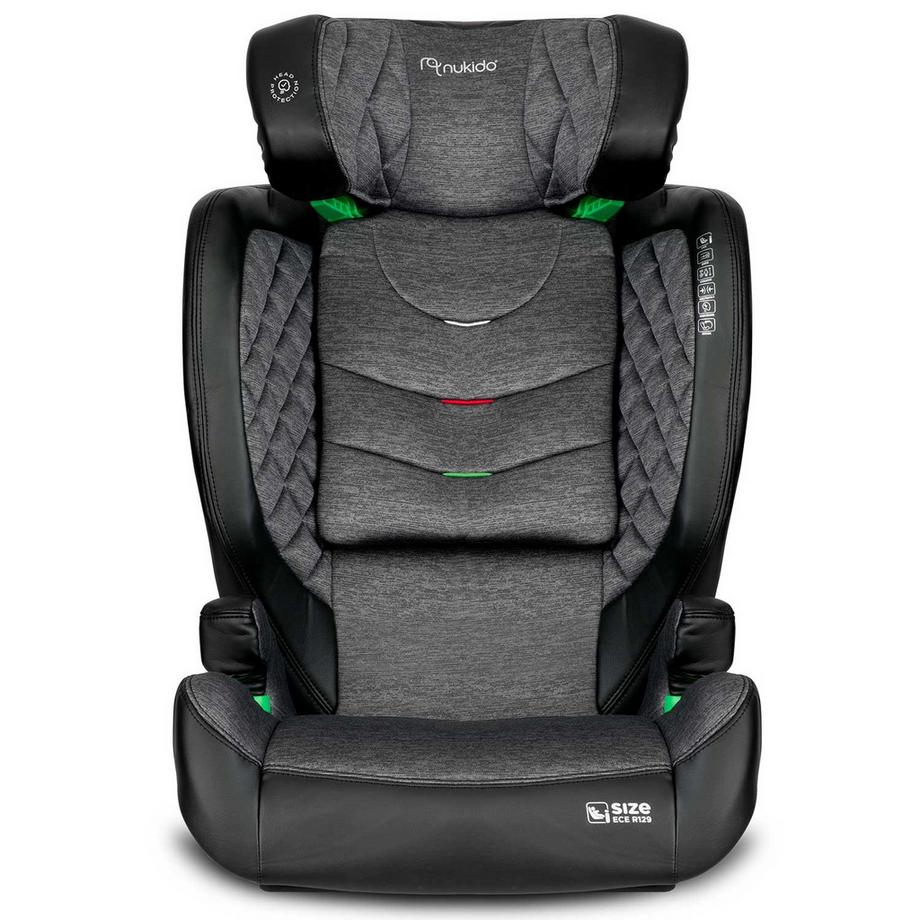 B2X  Siège auto Nukido Louis noir-gris 15-36 kg ISOFIX 