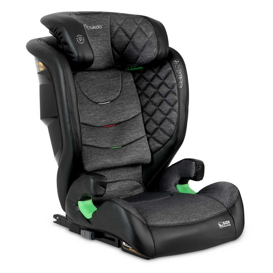 B2X  Siège auto Nukido Louis noir-gris 15-36 kg ISOFIX 