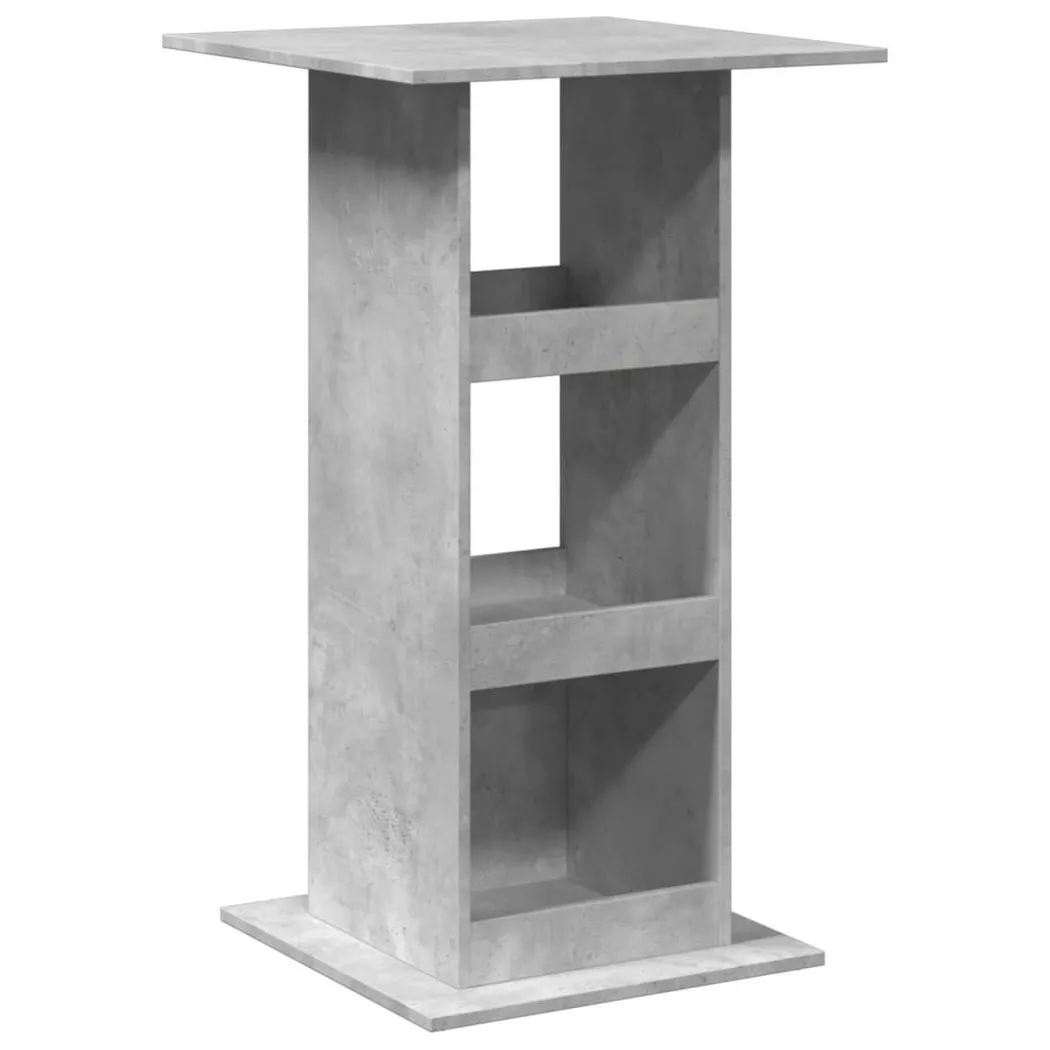 VidaXL - Table de bar bois d'ingénierie, One Size, Gris