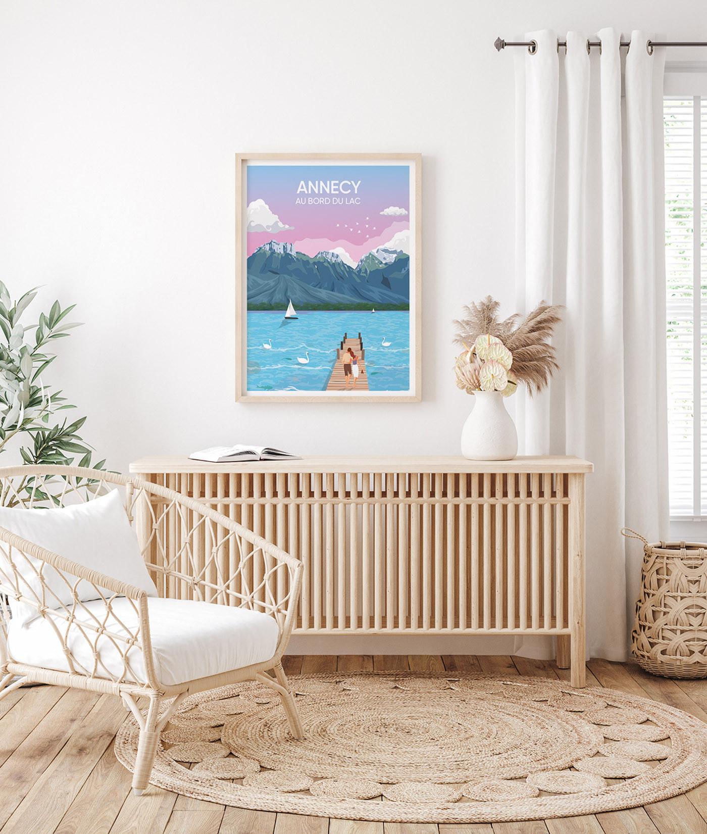 La-Jonx Annecy - Au bord du lac - Poster  