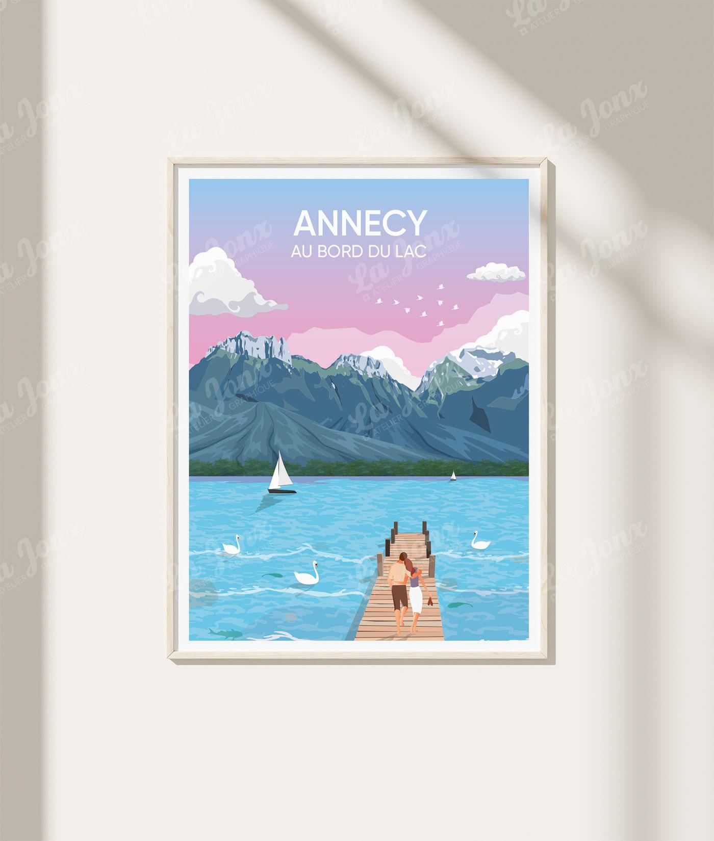La-Jonx Annecy - Au bord du lac - Poster  