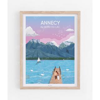 La-Jonx Annecy - Au bord du lac - Poster  