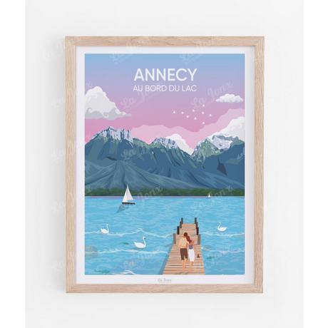 La-Jonx Annecy - Au bord du lac - Poster  