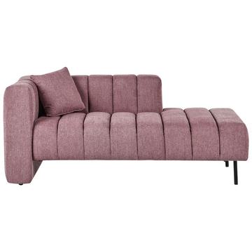 Chaise longue versione sinistra en Tessuto Glamour LANNILS