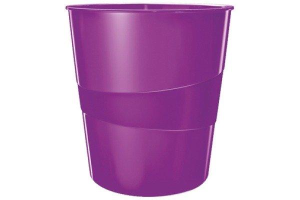 Leitz LEITZ Papierkorb WOW 15 Liter 52781062 violett  