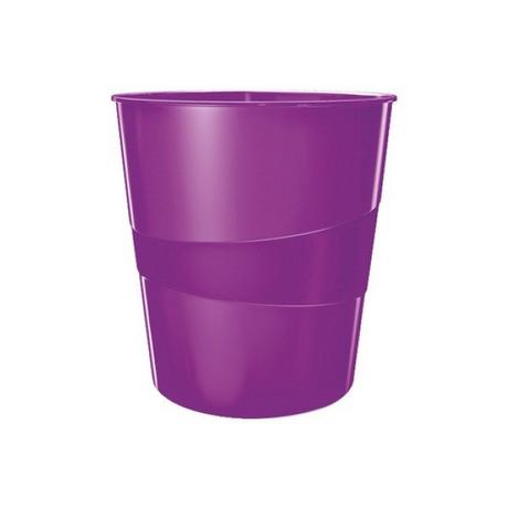 Leitz LEITZ Papierkorb WOW 15 Liter 52781062 violett  