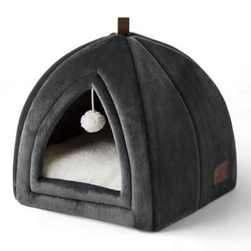 Katzenhöhle Großkatzen - Faltbares Katzenbett mit waschbaren Kissen, Katzenzelt für Kätzchen klein,