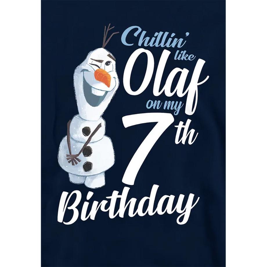 FROZEN  Sweat À Capuche 7ème Anniversaire Chillin Like Olaf 