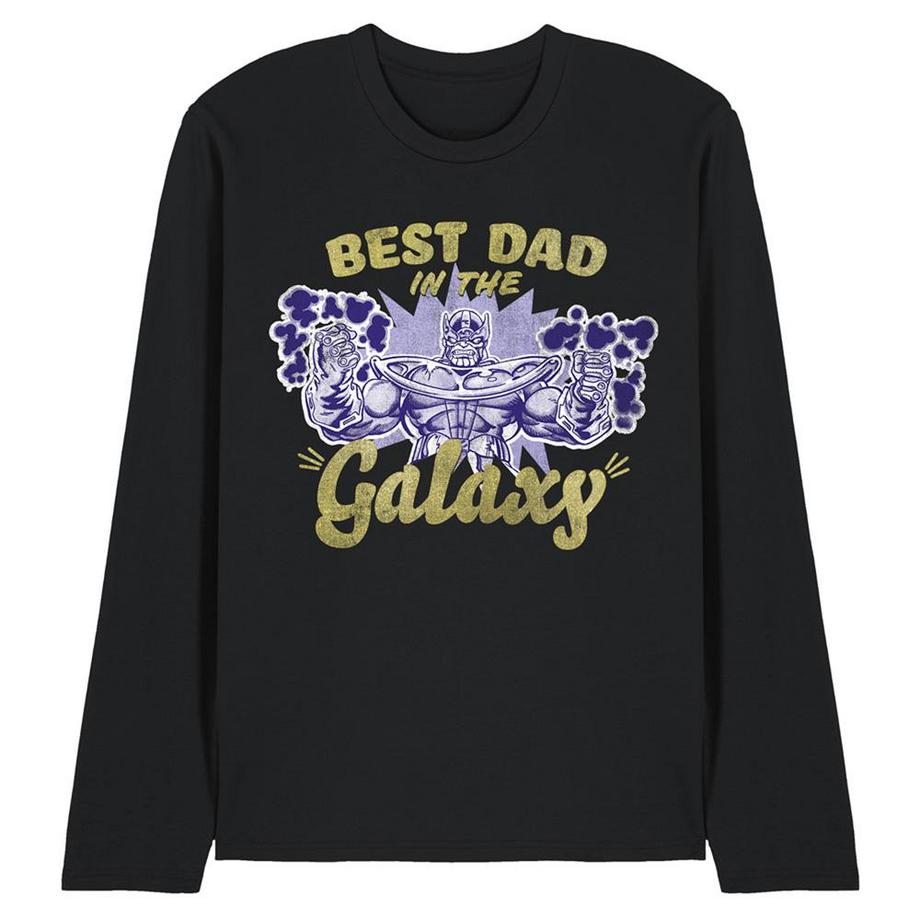 Best Dad In The Galaxy T-Shirt, Langärmlig