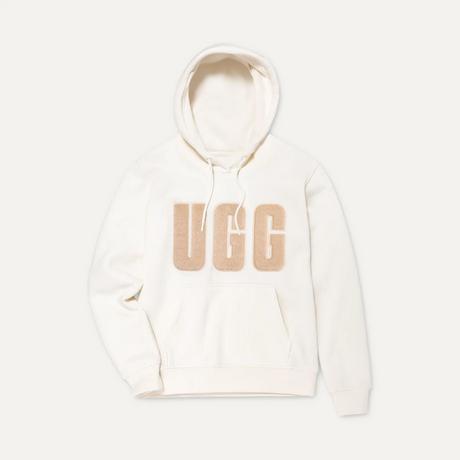 UGG  W REY UGGFLUFF LOGO HOODIE-XS 