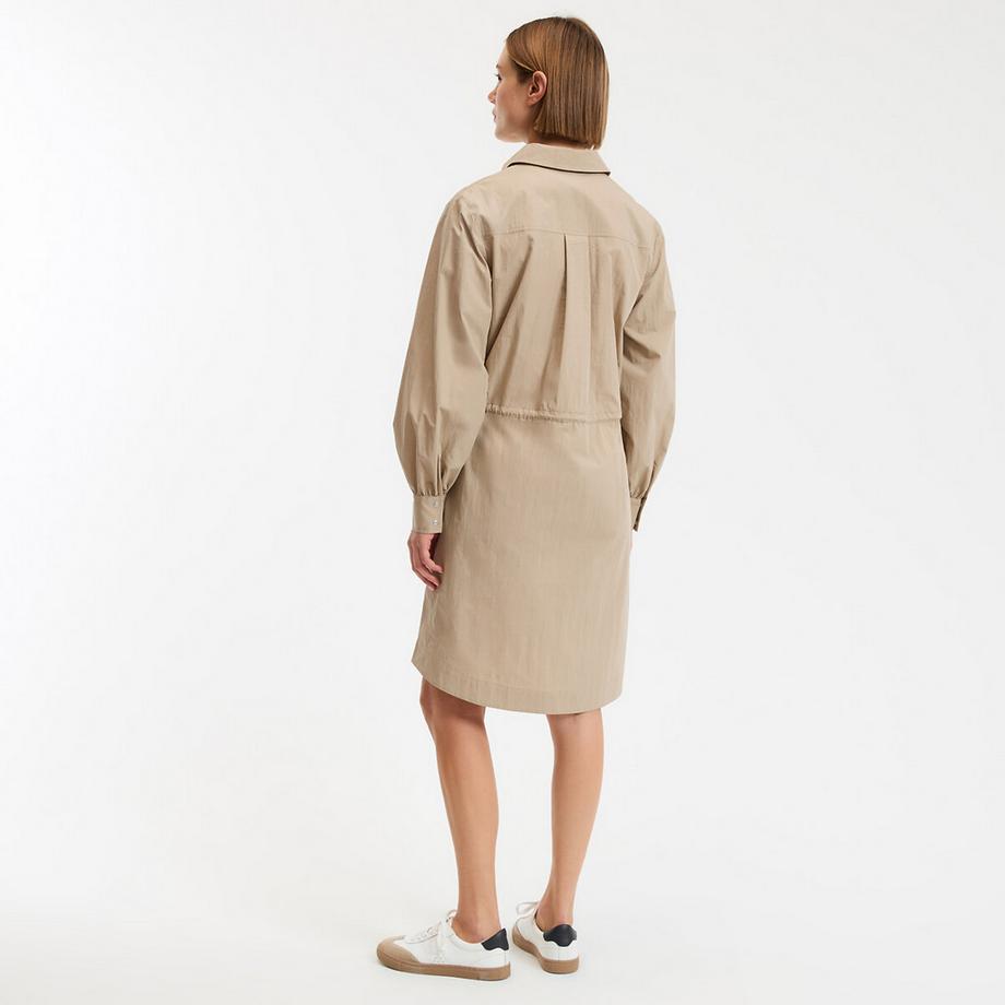 La Redoute Collections Robe Courte Manches Longues Taille Coulissée  