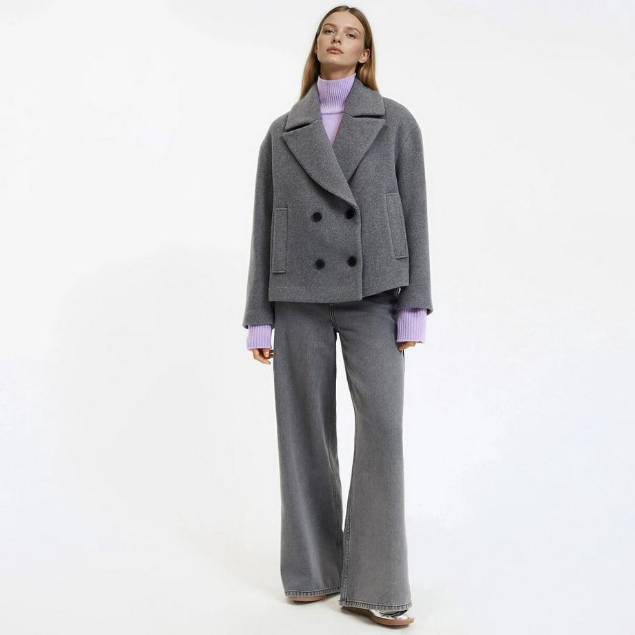 La Redoute Collections Winterwarme Zweireihiger Kurzmantel  