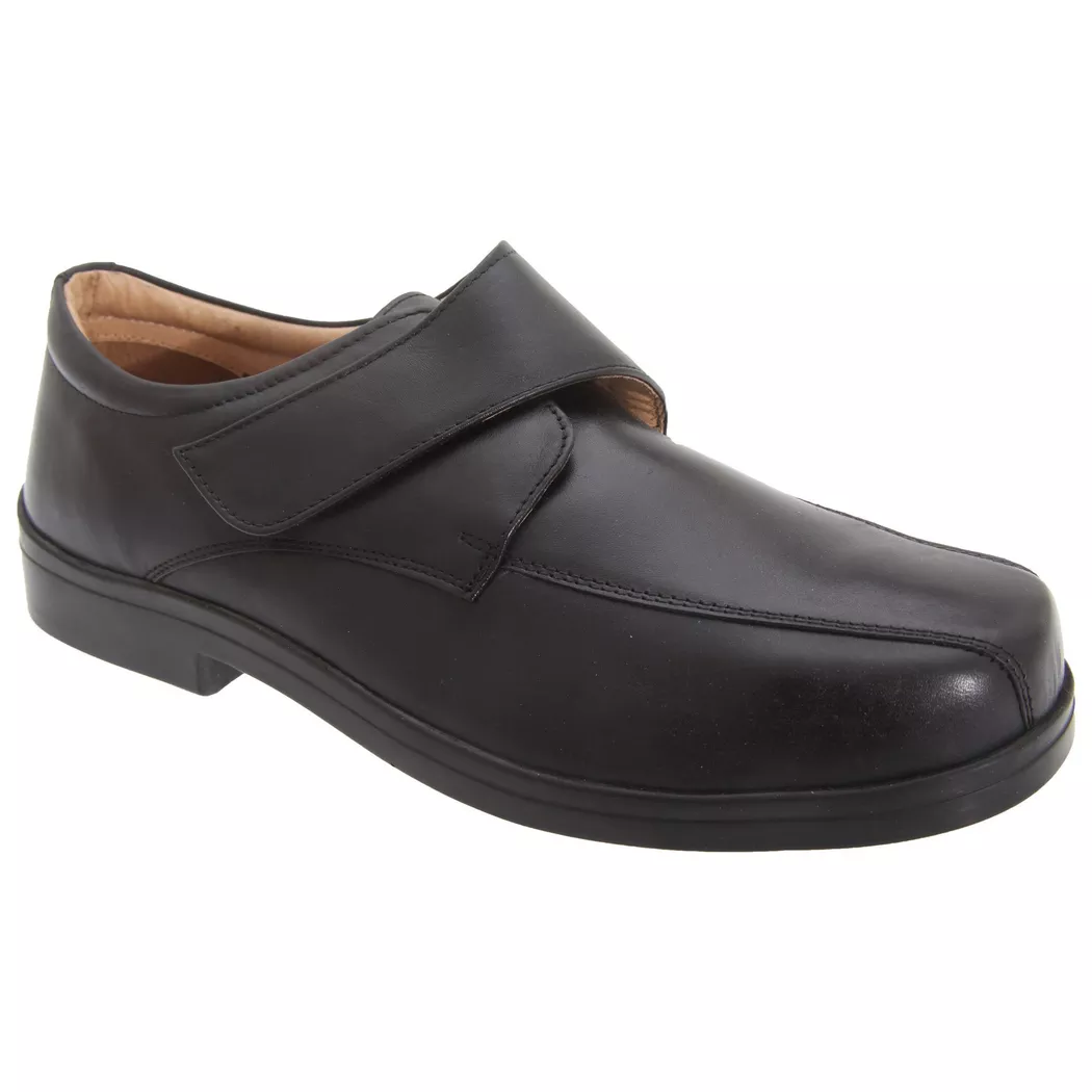 Roamers - Tramline Schuhe XXX, extra breit, per uomo, Nero, Größe 48