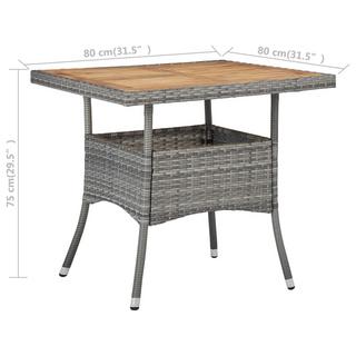 VidaXL Table à manger bois  