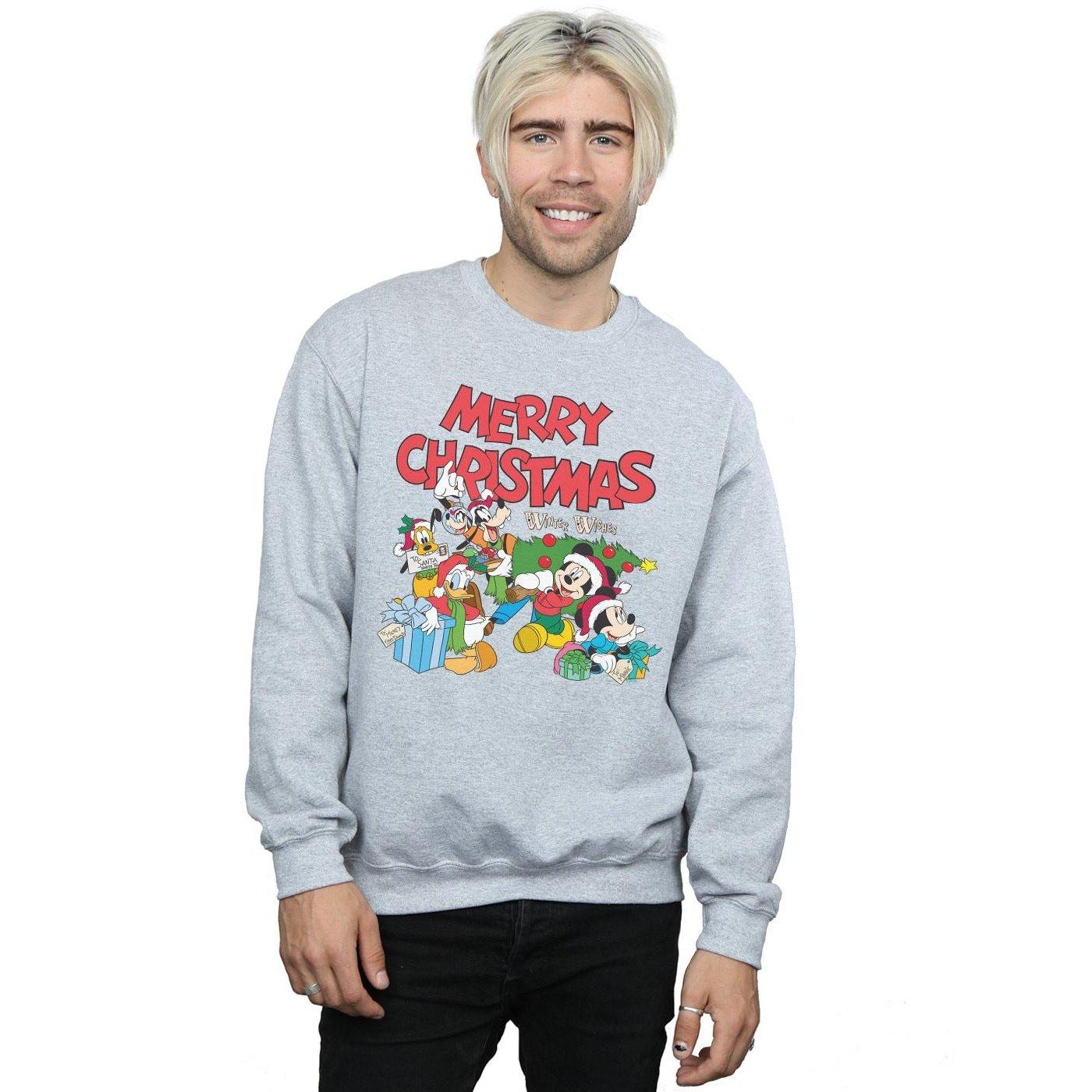 Disney  Mickey Mouse And FriendsWinter Wishes Sweatshirt 