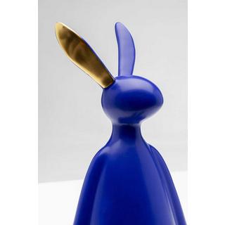 KARE Design Figura decorativa Coniglio seduto blu 35  