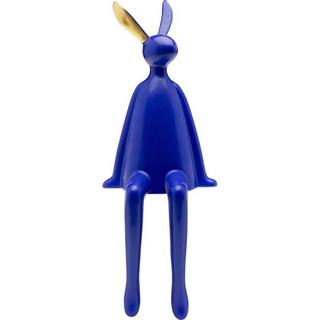 KARE Design Figura decorativa Coniglio seduto blu 35  