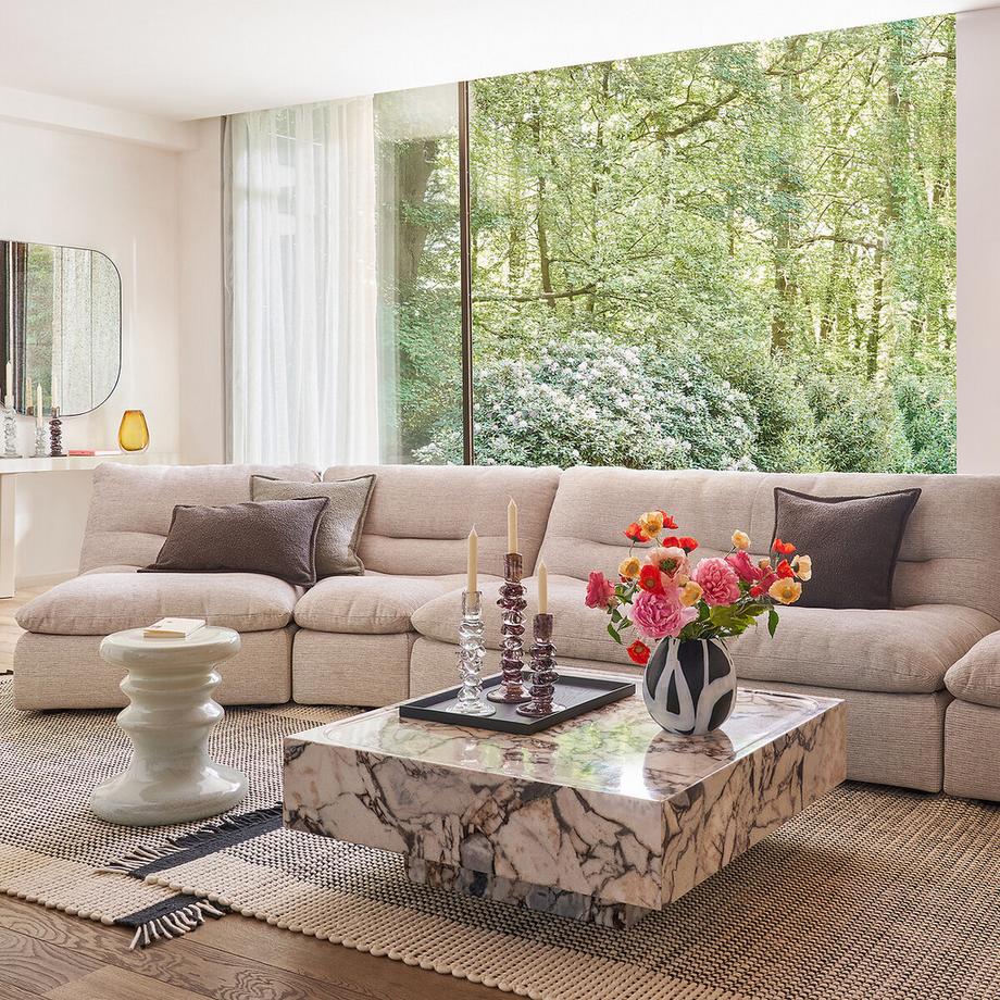 AM.PM Kissenbezug Belvini aus Bouclé  