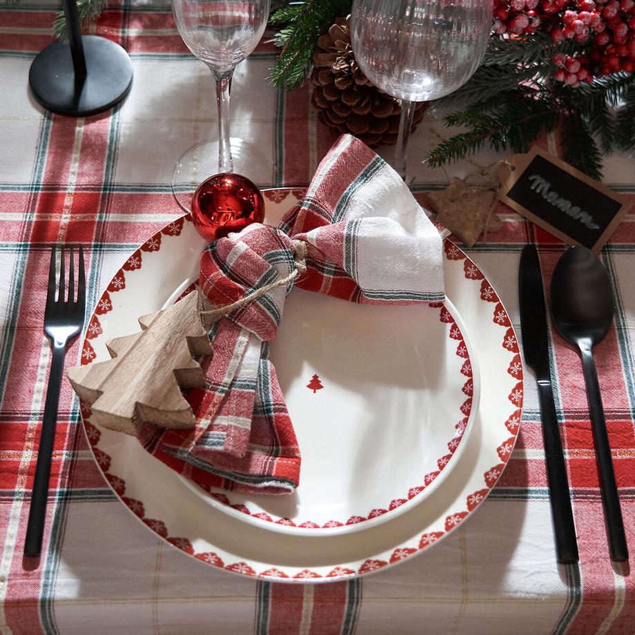 La Redoute Intérieurs Lot de 4 serviettes de table Thanksgiving  