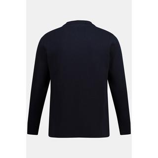 JP1880  Maglione polo in maglia punto Milano con maniche lunghe 