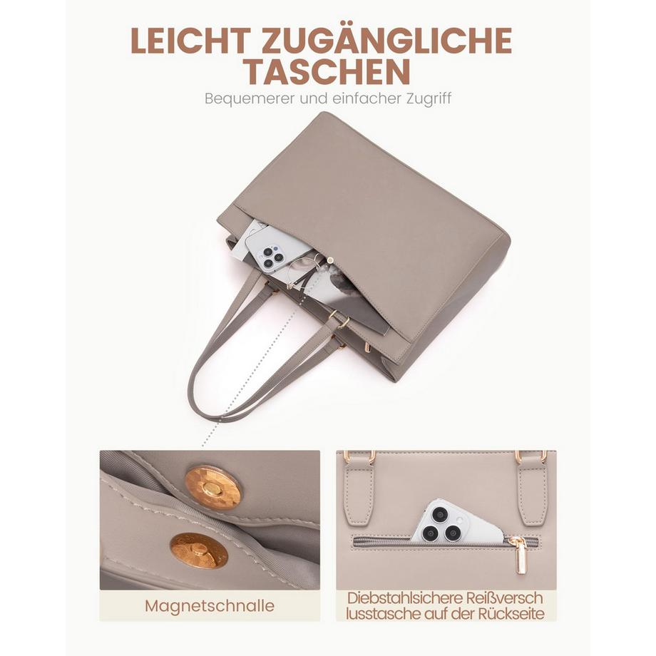 Only-bags.store 15,6 Zoll Leichte Laptoptasche Arbeitstasche  