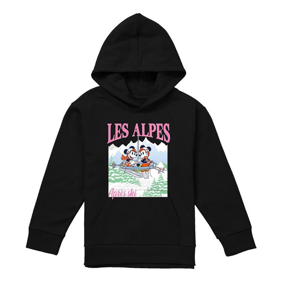 Sweat À Capuche Motif Mickey Mouse Et Minnie Mouse Les Alpes
