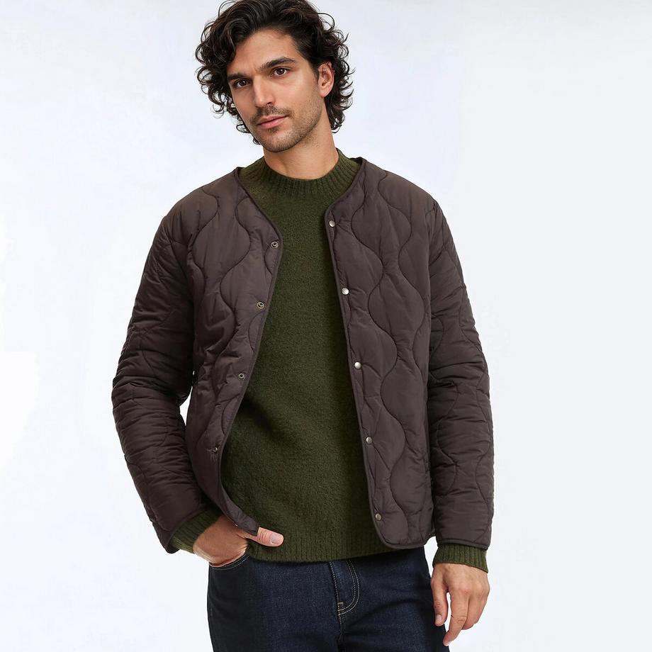 La Redoute Collections 2-in-1 Jacke mit Velourskragen  