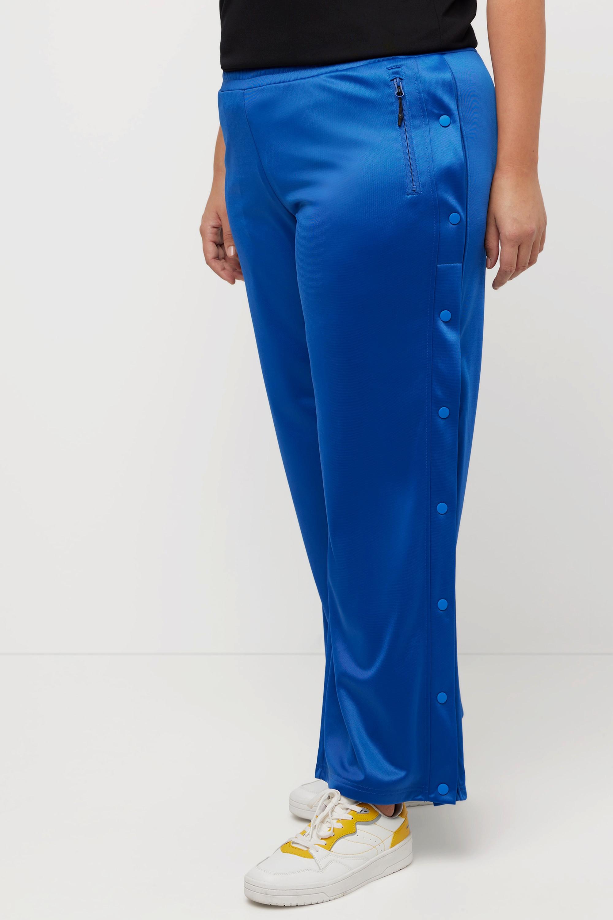 Ulla Popken Jogginghose Knöpfe Weites Bein Recycelt  