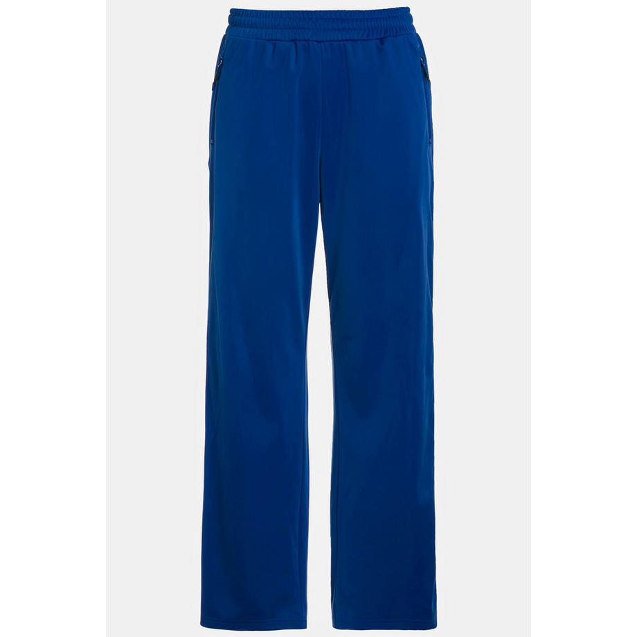 Ulla Popken Pantaloni Jogging Bottoni Gamba Larga Riciclato  