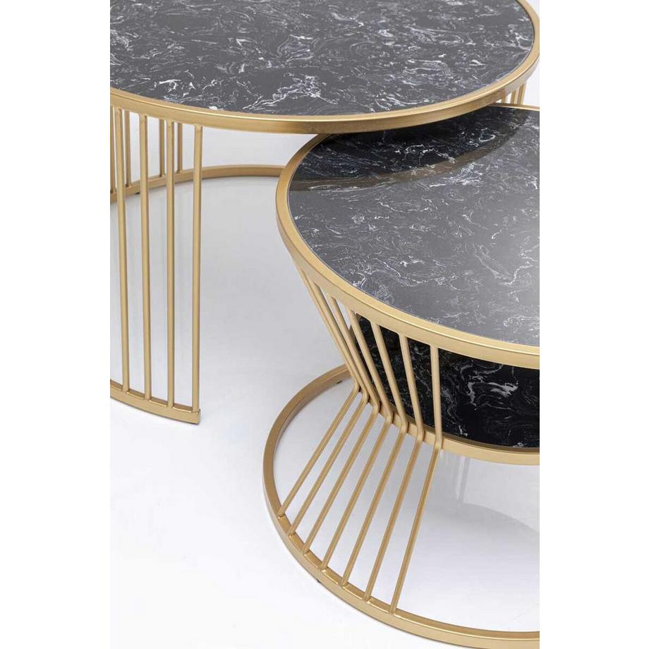 KARE Design Table basse Roma (lot de 2)  