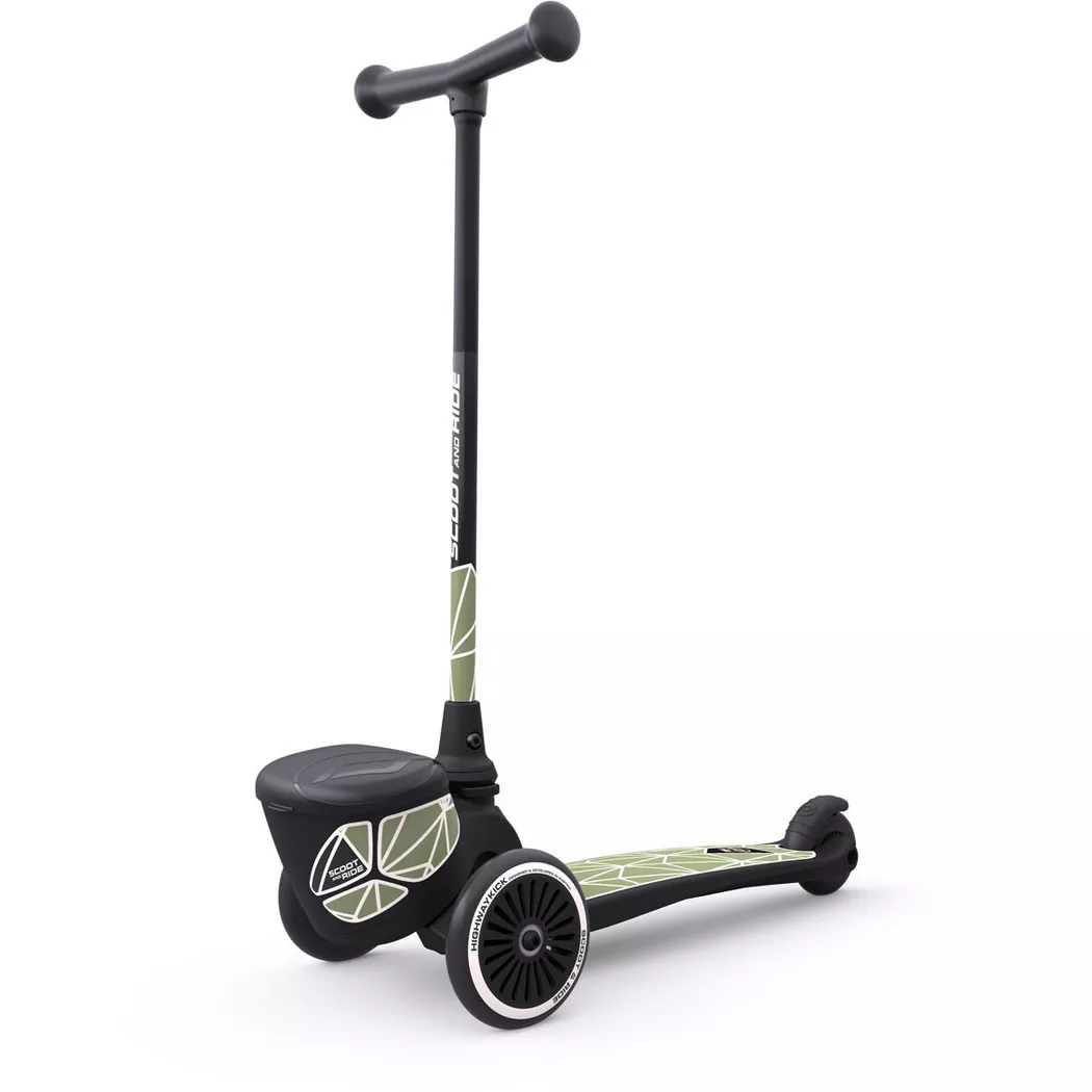 Scoot and Ride - Mini Highwaykick 2 Lifestyle Green Lines, One Size, Multicolor