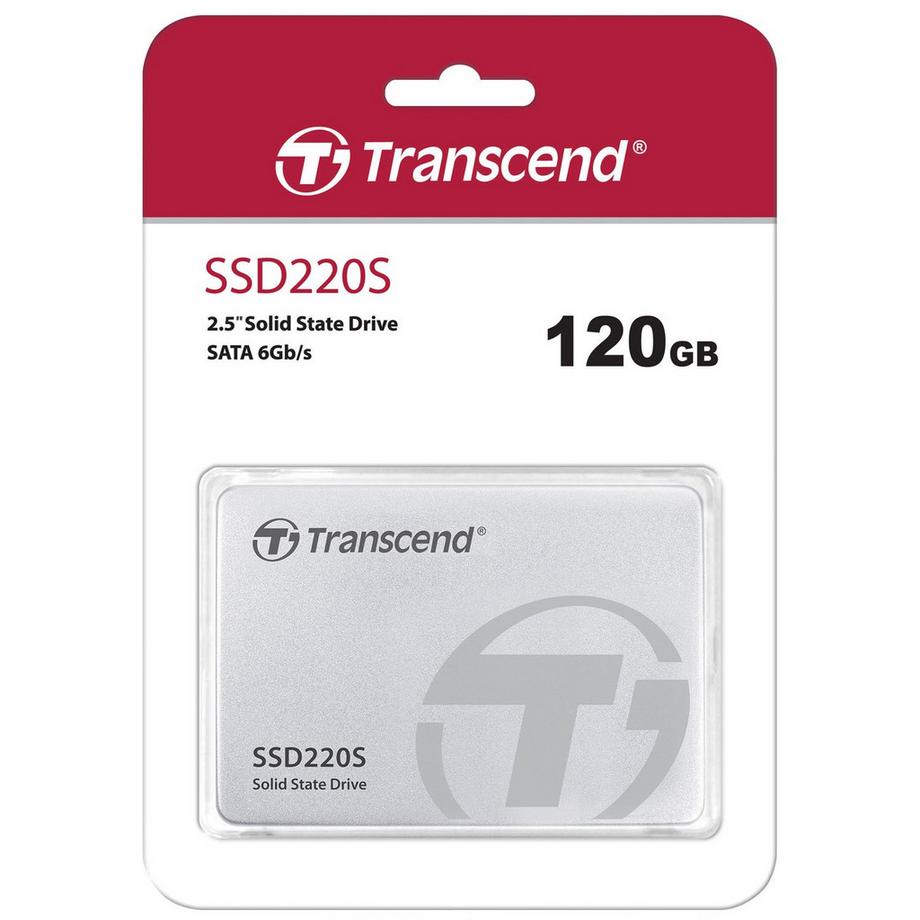 Transcend  SSD da 2,5" SSD220S SATA3 500/300 MB/s 120Gb 