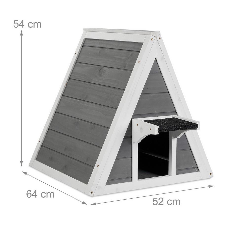 B2X  Maison pour chat en bois résistante aux intempéries 