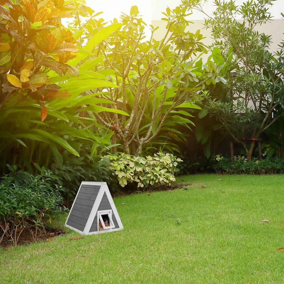 B2X  Maison pour chat en bois résistante aux intempéries 