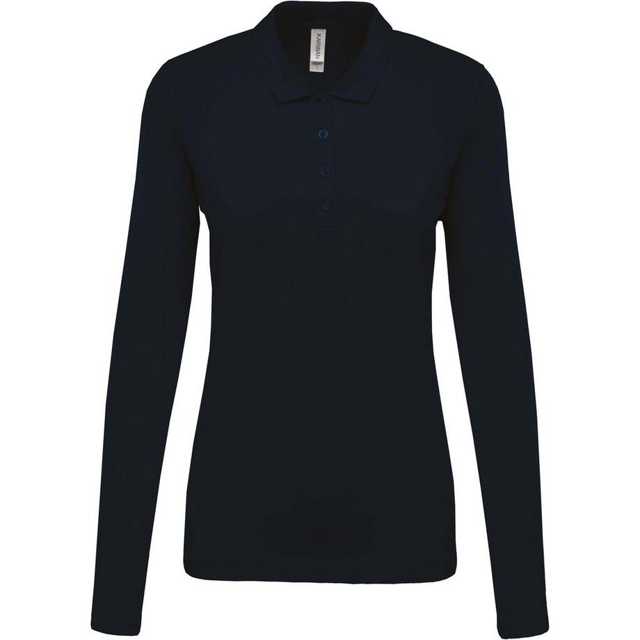 Kariban Femme Polo Manches Longues Piqué  