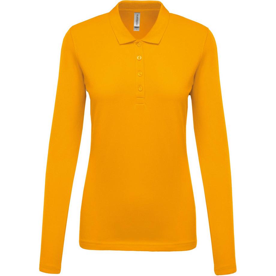 polo manche longue piqué