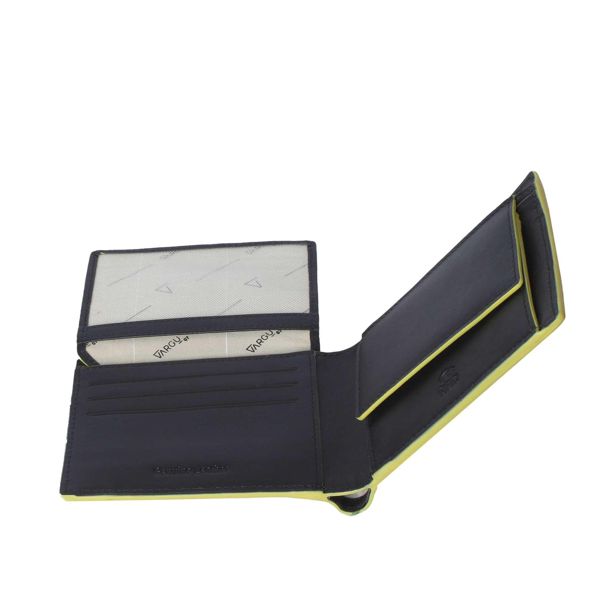 VARGU TERO 1 Portefeuille en Cuir Véritable  