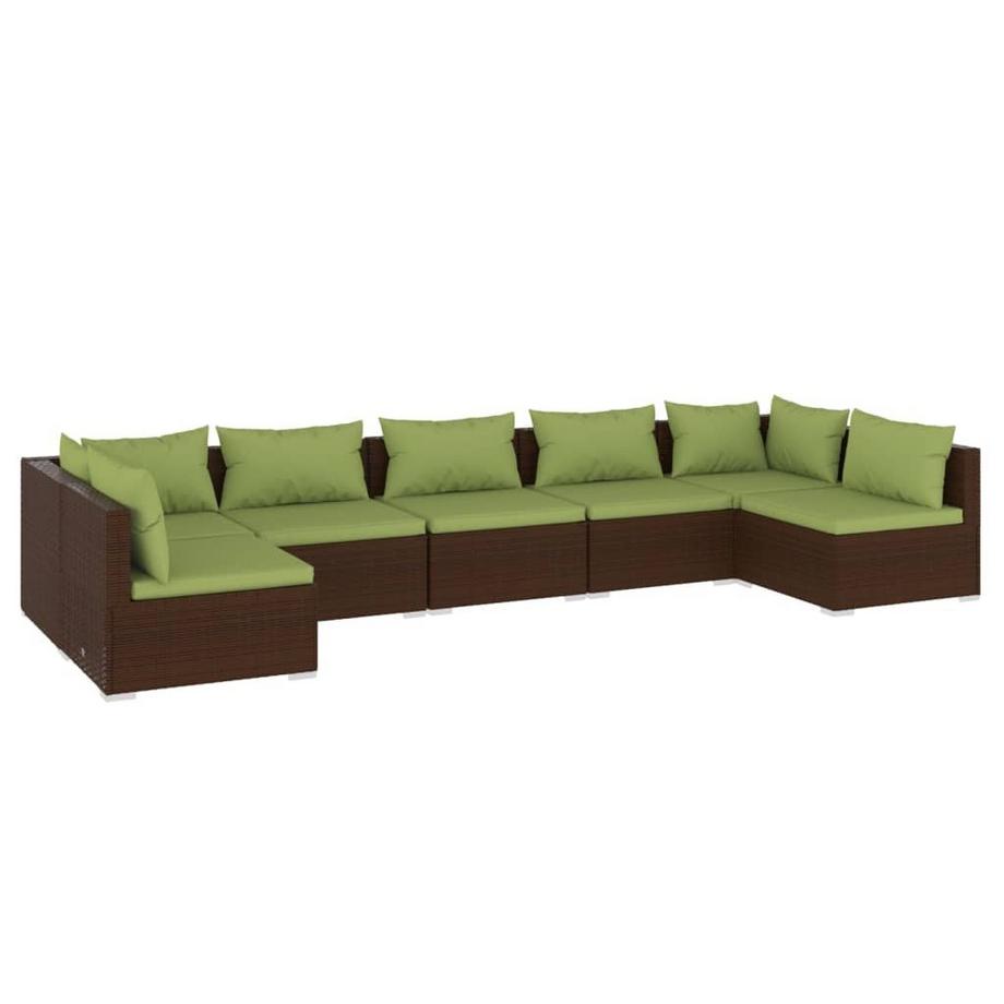 Garten-lounge-set poly-rattan