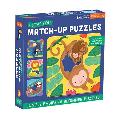 mudpuppy  Beginner Puzzle 2tlg, Dschungel Babys, Mudpuppy 