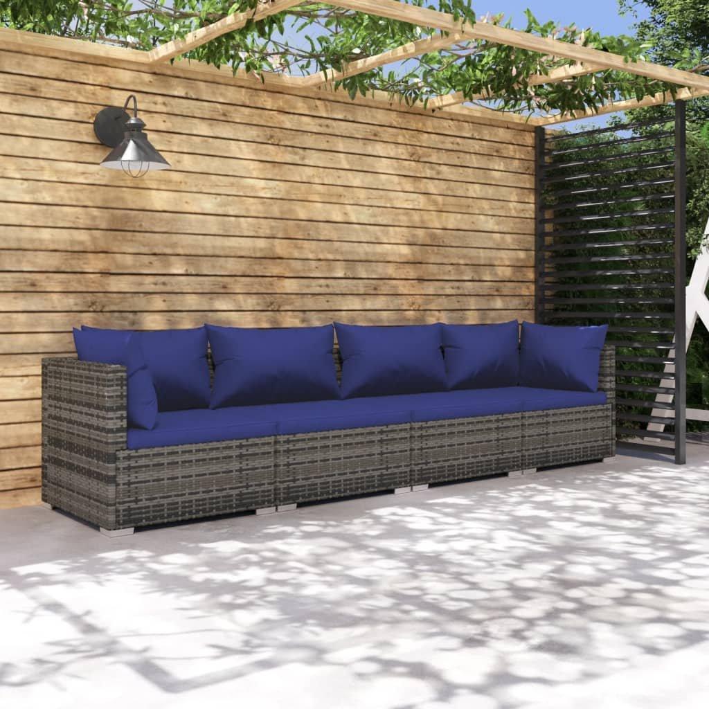 VidaXL Garten-lounge-set poly-rattan  