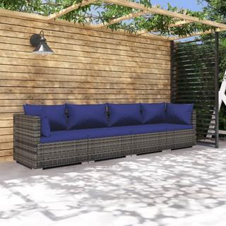 VidaXL set salotto da giardino Polirattan  