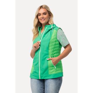 Ulla Popken HYPRAR Gilet Ibrido con Cappuccio Idrorepellente  