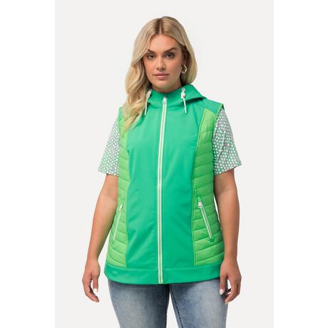 Ulla Popken HYPRAR Gilet Ibrido con Cappuccio Idrorepellente  
