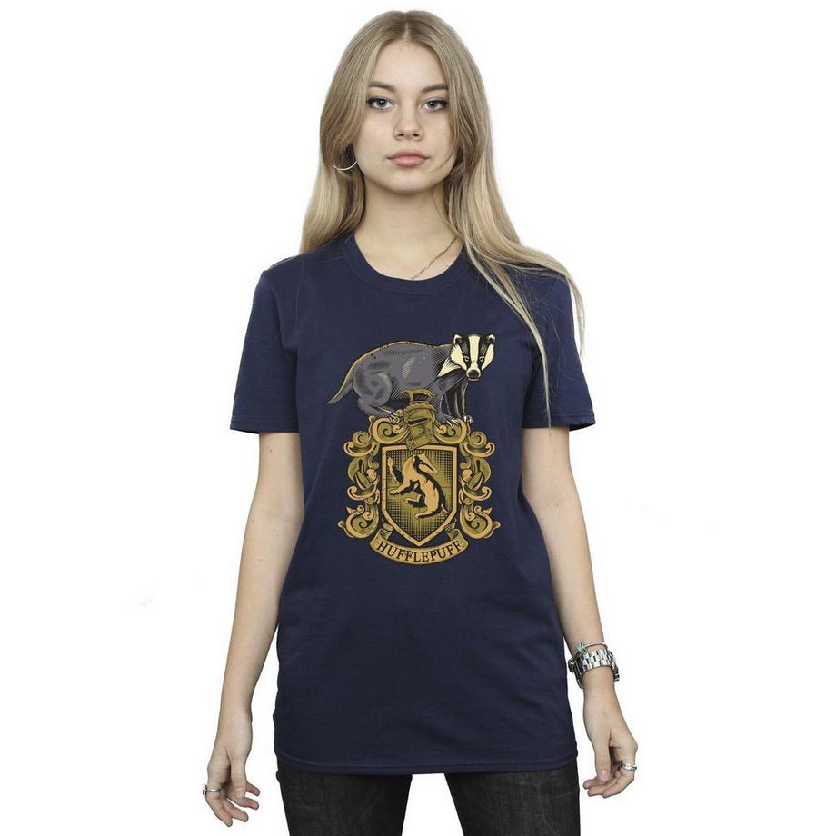 HARRY-POTTER T-shirt Blason Hufflepuff  