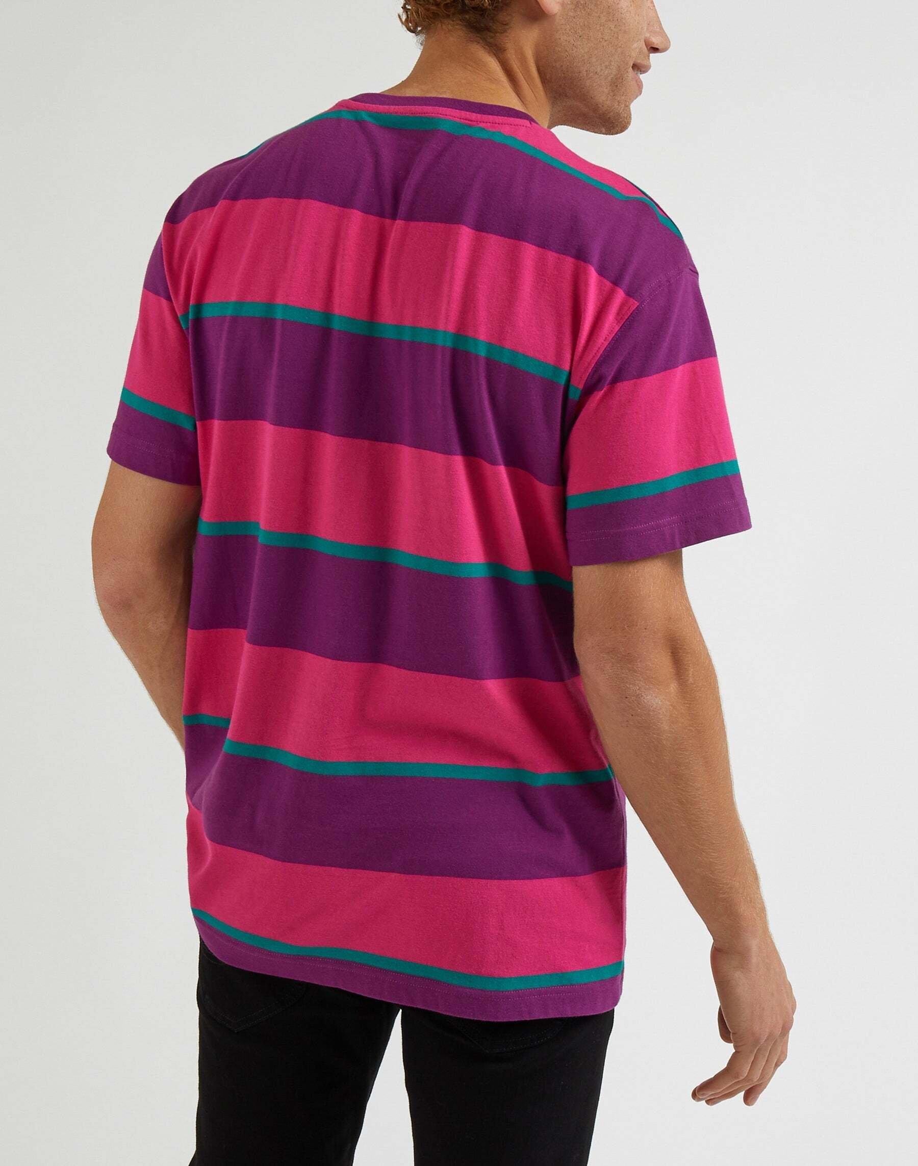 Lee  T-Shirts 80S Relaxed Stripe Tee 