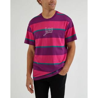 Lee  T-Shirts 80S Relaxed Stripe Tee 