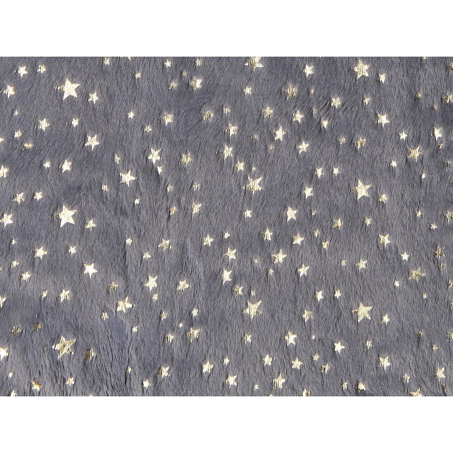 Beliani ALAZEYA Coperta Morbida Moderna in Poliestere  